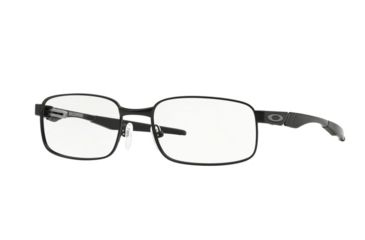 Image of Oakley BACKWIND OX3164 Eyeglass Frames 316403-53 - Satin Black Frame, Clear Lenses
