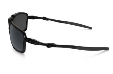 Image of Oakley Badman Sunglasses Dark Carbon Frame, Black Iridium Polarized Lens-OO6020-01