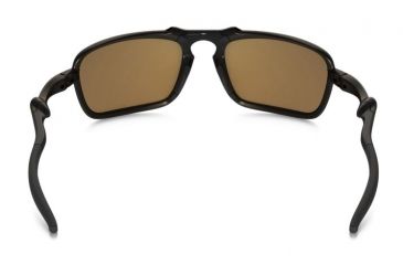 Image of Oakley Badman Sunglasses Pewter Frame, Tungsten Iridium Polarized Lens-OO6020-02