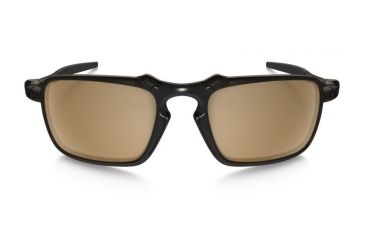 Image of Oakley Badman Sunglasses Pewter Frame, Tungsten Iridium Polarized Lens-OO6020-02