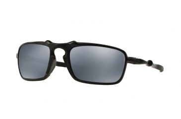 Image of Oakley BADMAN OO6020 Single Vision Prescription Sunglasses OO6020-602001-60 - Lens Diameter 60 mm, Frame Color Dark Carbon