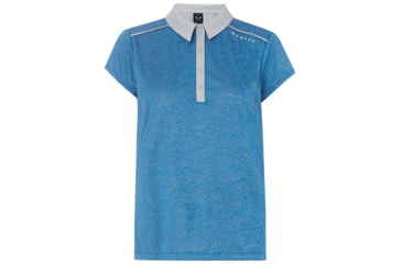 Image of Oakley Balata Heather Golf Polo Short Sleeve - Womens, Ozone Hthr, Extra Small, 532365-62X-XS