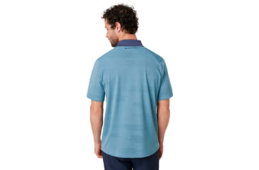 Image of Oakley Balata Performance Polo - Mens, Alien Blue, Medium, 434306-68L-M