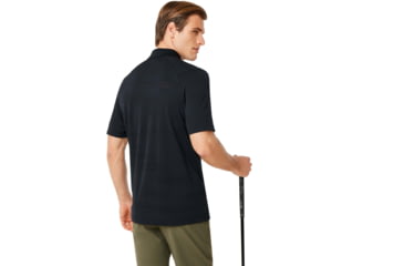 Image of Oakley Balata Performance Polo - Mens, Blackout, Extra Large, 434306-02E-XL