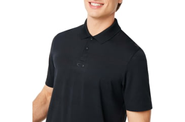 Image of Oakley Balata Performance Polo - Mens, Blackout, Extra Large, 434306-02E-XL
