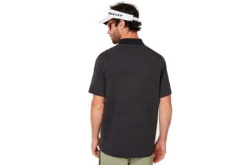 Image of Oakley Balata Performance Polo - Mens, Dull Onyx, Extra Small, 434306-27C-XS