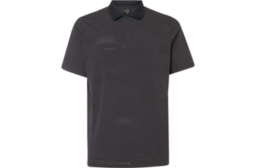 Image of Oakley Balata Performance Polo - Mens, Dull Onyx, Extra Small, 434306-27C-XS