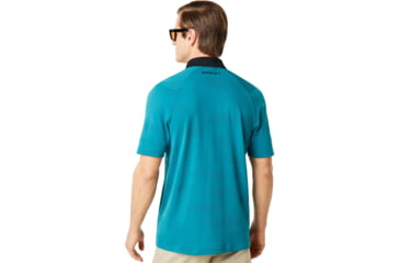 Image of Oakley Balata Performance Polo - Mens, Petrol, Medium, 434306-9PE-M