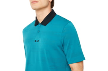 Image of Oakley Balata Performance Polo - Mens, Petrol, Medium, 434306-9PE-M