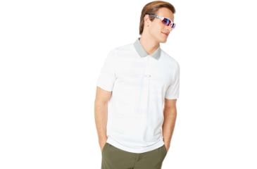 Image of Oakley Balata Performance Polo - Mens, White, 2XL, 434306-100-XXL