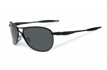 Image of Oakley Ballistic Crosshair Single Vision Prescription Sunglasses, Matte Black Frame, OO4069-01SV