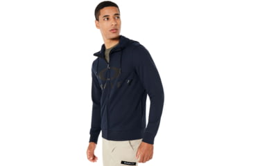 Image of Oakley Bark Full Zip Hoodie - Mens, Fathom, 3XL, 461643-6AC-XXXL