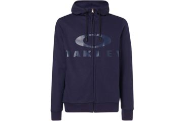 Image of Oakley Bark Full Zip Hoodie - Mens, Strong Violet, Large, 461643-86D-L