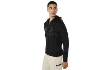 Image of Oakley Bark Fz Hoodie - Mens, White, Large 461643-100-L