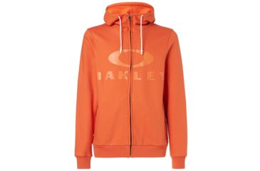 Image of Oakley Bark Fz Hoodie - Mens, Energy Orange, Extra Small, 461643-73D-XS