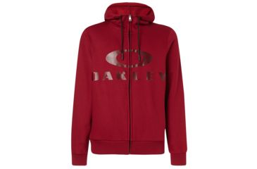 Image of Oakley Bark Fz Hoodie - Mens, Raspberry, Extra Large, 461643-45A-XL