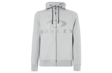 Image of Oakley Bark Fz Hoodie - Mens, Stone Gray, Extra Large, 461643-22Y-XL