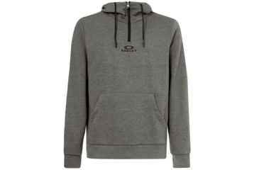 Image of Oakley Bark Half Zip Hoodie - Mens, Dark Brush Light Heather, Large, 461645-88Q-L