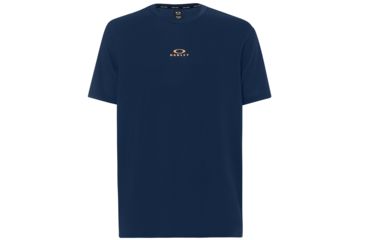 Image of Oakley Bark New Short Sleeve - Mens, Fathom, Extra Large, 457131-6AC-XL