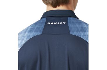 Image of Oakley Barkie Gradient Golf Polo Short Sleeve - Mens, Fire Red, 2XL 434312-4FR-XXL