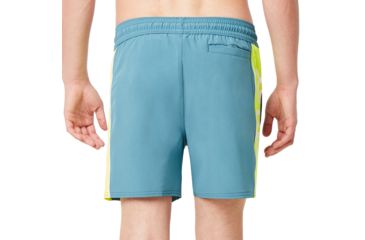 Image of Oakley Barnie Beach Block 16 Boardshort - Mens, Alien Blue, 2XL, 482473A-68L-XXL