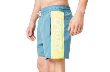 Image of Oakley Barnie Beach Block 16 Boardshort - Mens, Alien Blue, 2XL, 482473A-68L-XXL