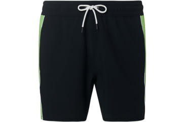 Image of Oakley Barnie Beach Block 16 Swim Shorts - Mens, Blackout, Extra Small, 482473A-02E-XS