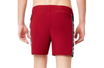 Image of Oakley Barnie Beach Block 16 Swim Shorts - Mens, Raspberry, Large, 482473A-45A-L