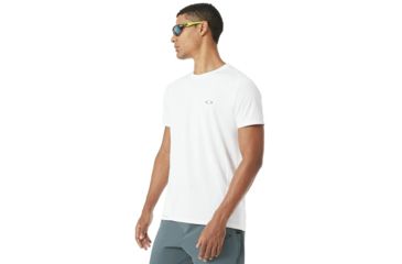 Image of Oakley Base Short Sleeve - Mens, White, Extra Large, 434006-100-XL