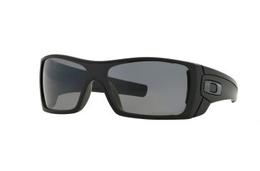 Image of Oakley BATWOLF OO9101 Single Vision Prescription Sunglasses OO9101-910104-27 - Frame Color Matte Black, Lens Diameter 27 mm