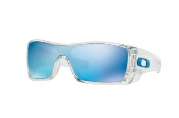Image of Oakley BATWOLF OO9101 Single Vision Prescription Sunglasses OO9101-910107-27 - Frame Color Clear, Lens Diameter 27 mm