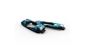Image of Oakley Batwolf Replacement Icon, Blue Industries, RGL5442AA 08-030