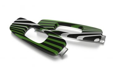 Image of Oakley Batwolf Replacement Icon, Green Sunset Stripes, RGL4664AA C00003