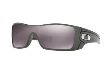 Image of Oakley BATWOLF OO9101 Single Vision Prescription Sunglasses OO9101-910155-27 - Lens Diameter 27 mm, Frame Color Granite