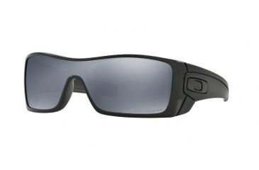 Image of Oakley BATWOLF OO9101 Single Vision Prescription Sunglasses OO9101-910135-27 - Lens Diameter 27 mm, Frame Color Matte Black Ink