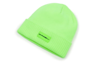 Image of Oakley Beenie Ellipse Patch - Mens, Neon Green, One Size, 912186-74G-U