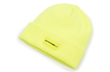 Image of Oakley Beenie Ellipse Patch - Mens, Neon Yellow, One Size, 912186-564-U