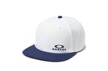 Image of Oakley Bg Snap Back Cap - Mens, White, U, 912037-100-100-U