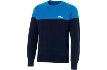 Image of Oakley Bicolor Crew Neck - Mens, Fathom, Large, 434131-6AC-L