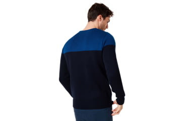Image of Oakley Bicolor Crew Neck Tee - Mens, Foggy Blue, Medium, 434131-6FB-M