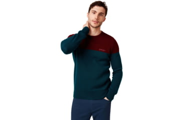 Image of Oakley Bicolor Crew Neck Tee - Mens, Planet, Medium, 434131-74D-M