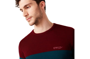 Image of Oakley Bicolor Crew Neck Tee - Mens, Planet, Medium, 434131-74D-M