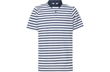 Image of Oakley Bicolor Striped Short Sleeve Polo - Mens, Universal Blue, 2XL, FOA400129-6ZZ-XXL