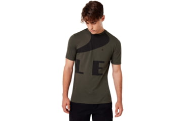 Image of Oakley Big Ellipse Tee - Mens, New Dark Brush, Medium, 457525-86L-M