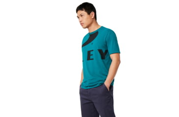 Image of Oakley Big Ellipse Tee - Mens, Petrol, Medium, 457525-9PE-M
