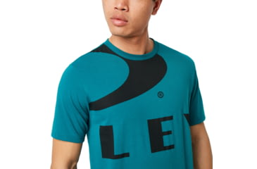 Image of Oakley Big Ellipse Tee - Mens, Petrol, Medium, 457525-9PE-M