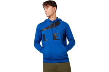 Image of Oakley Big Logo Ellipse Hoodie - Mens, Electric Shade, Large, 472589-66X-L
