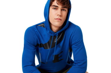 Image of Oakley Big Logo Ellipse Hoodie - Mens, Electric Shade, Large, 472589-66X-L