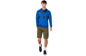 Image of Oakley Big Logo Ellipse Hoodie - Mens, Electric Shade, Large, 472589-66X-L