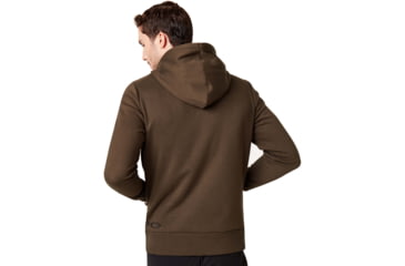 Image of Oakley Big Logo Ellipse Hoodie - Mens, New Dark Brush, Extra Small, 472589-86L-XS